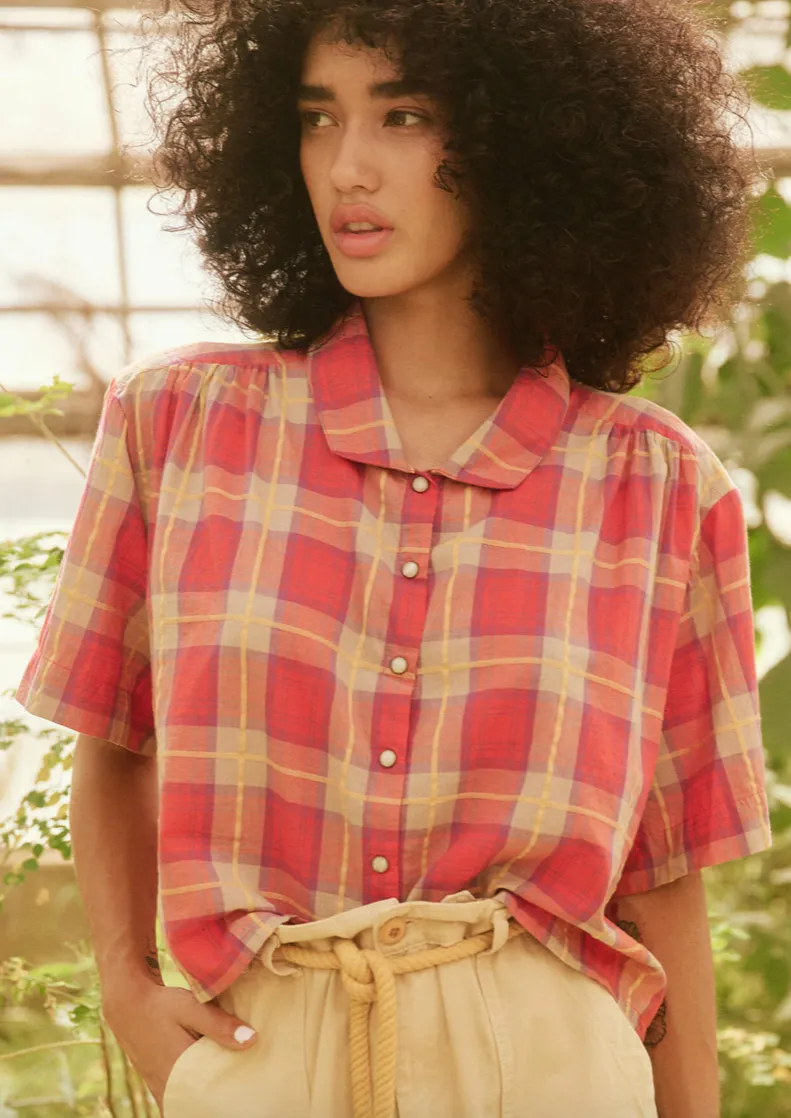 The Cruise Top, Lake House Plaid