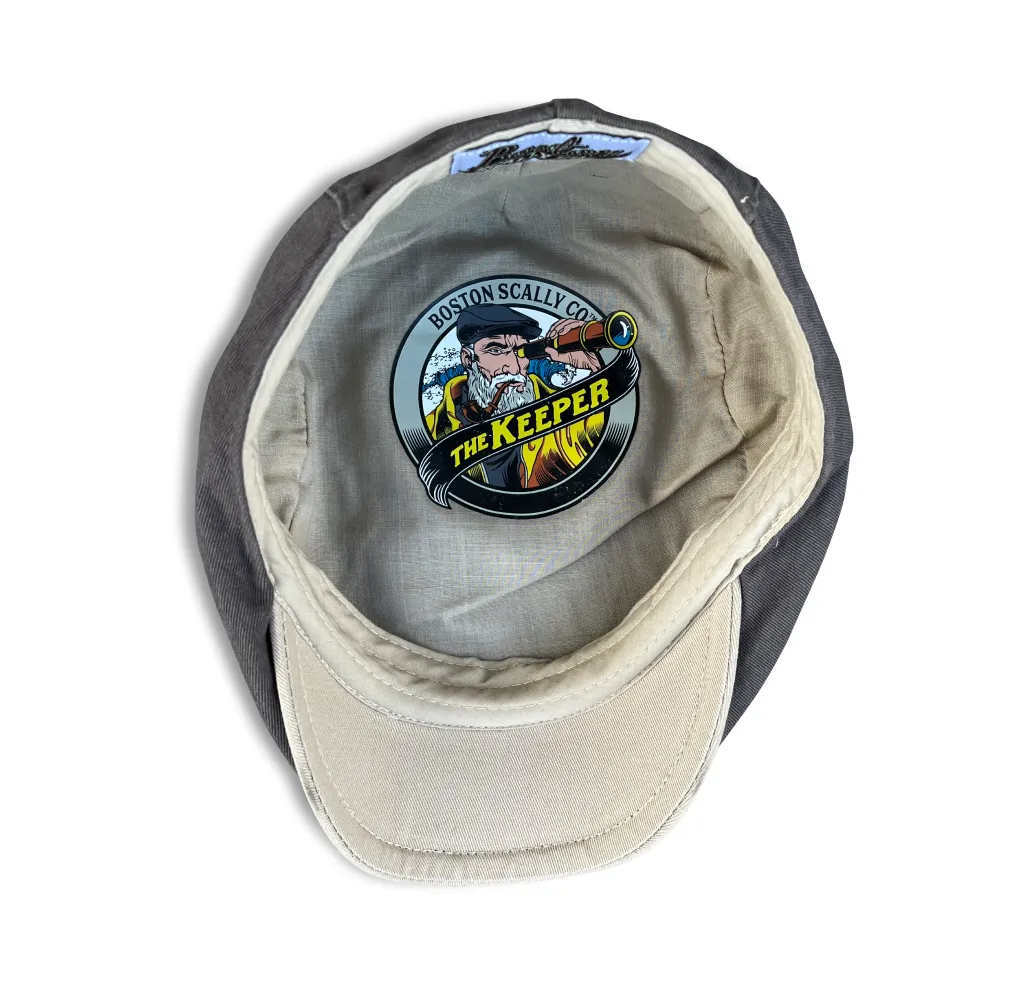 The Keeper Boston Scally Cap - Driftwood Grey
