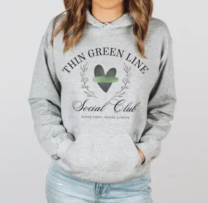 Thin Green Line Social Club © Unisex Hoodie