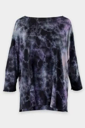 Tie Dye Cocoon Shirt in Nebula