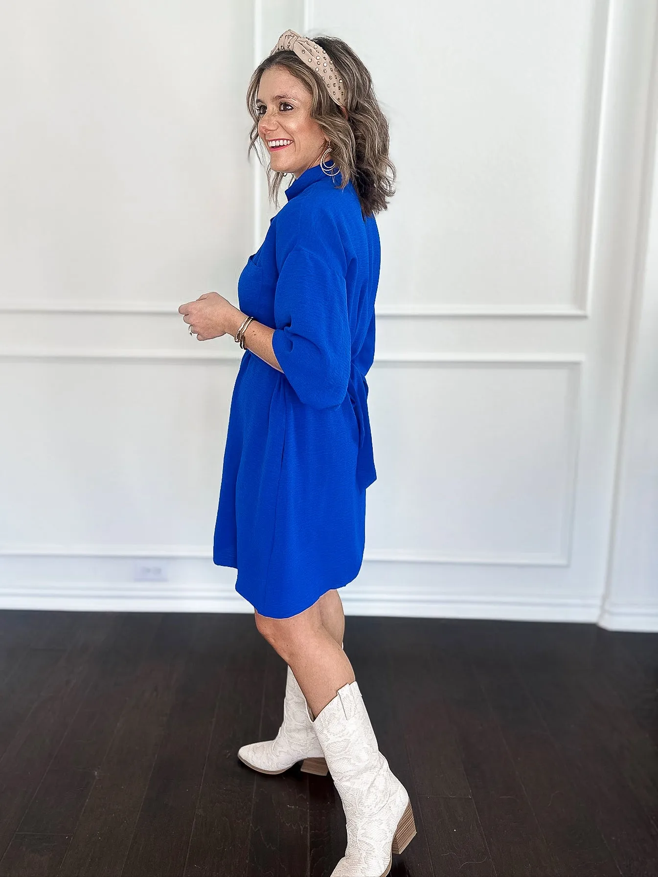 Tied Perfection Shirt Dress