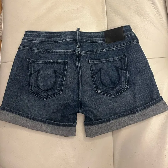 True Religion denim Cassie shorts size 30