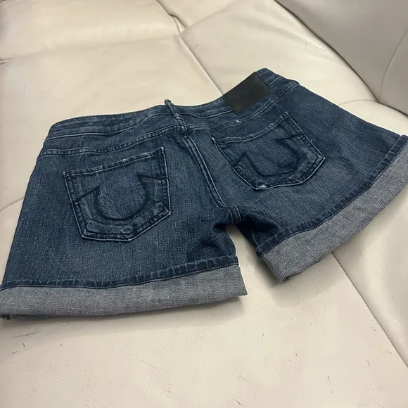True Religion denim Cassie shorts size 30