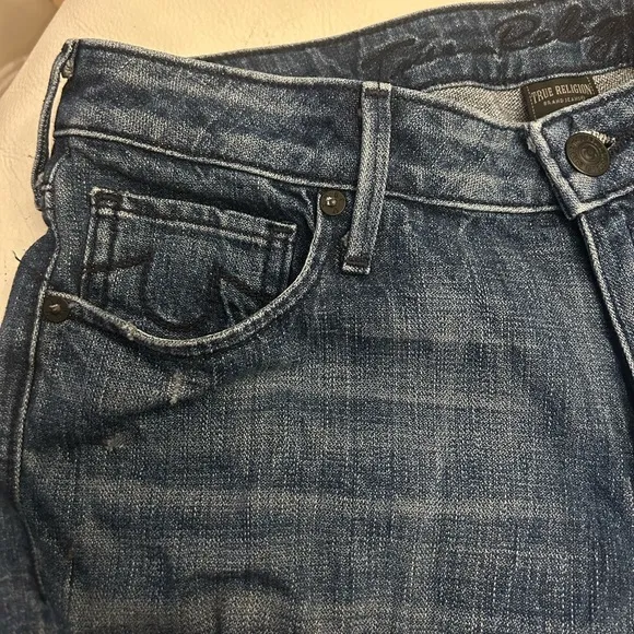 True Religion denim Cassie shorts size 30