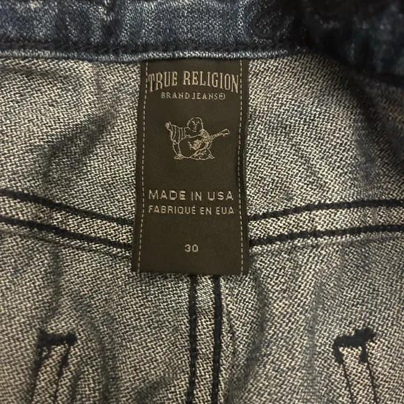 True Religion denim Cassie shorts size 30