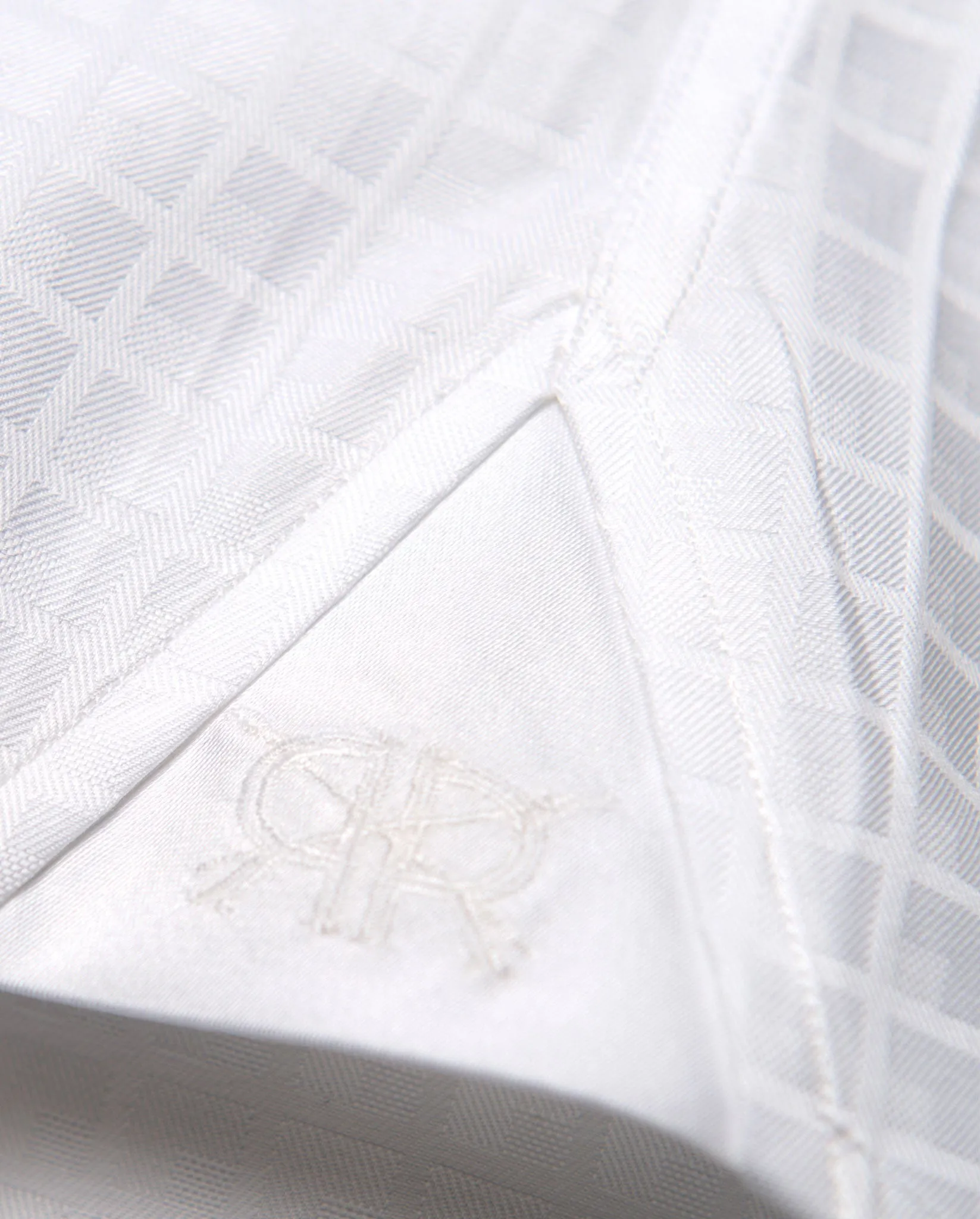 Tunic - White on White Check