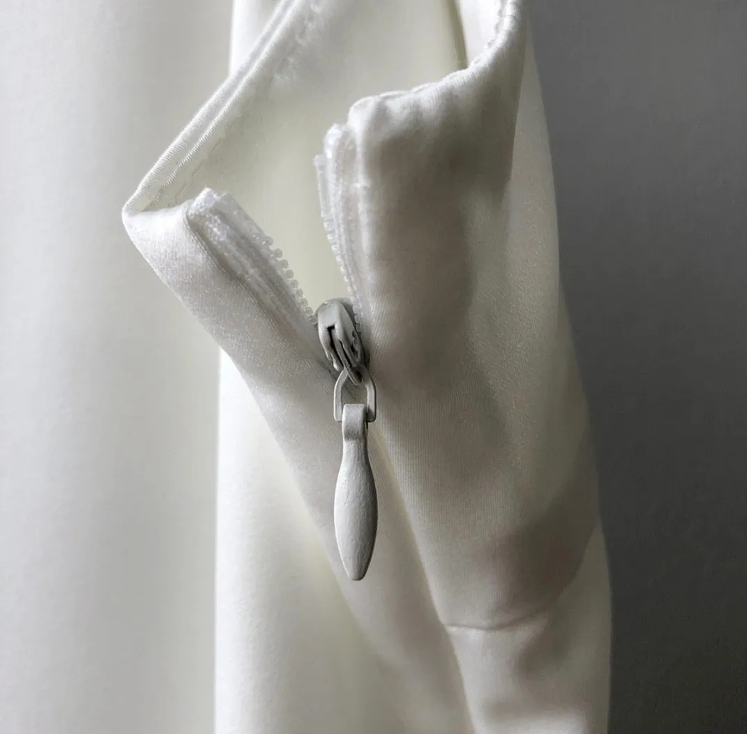 Twist Detail Satin Sleeveless Dress