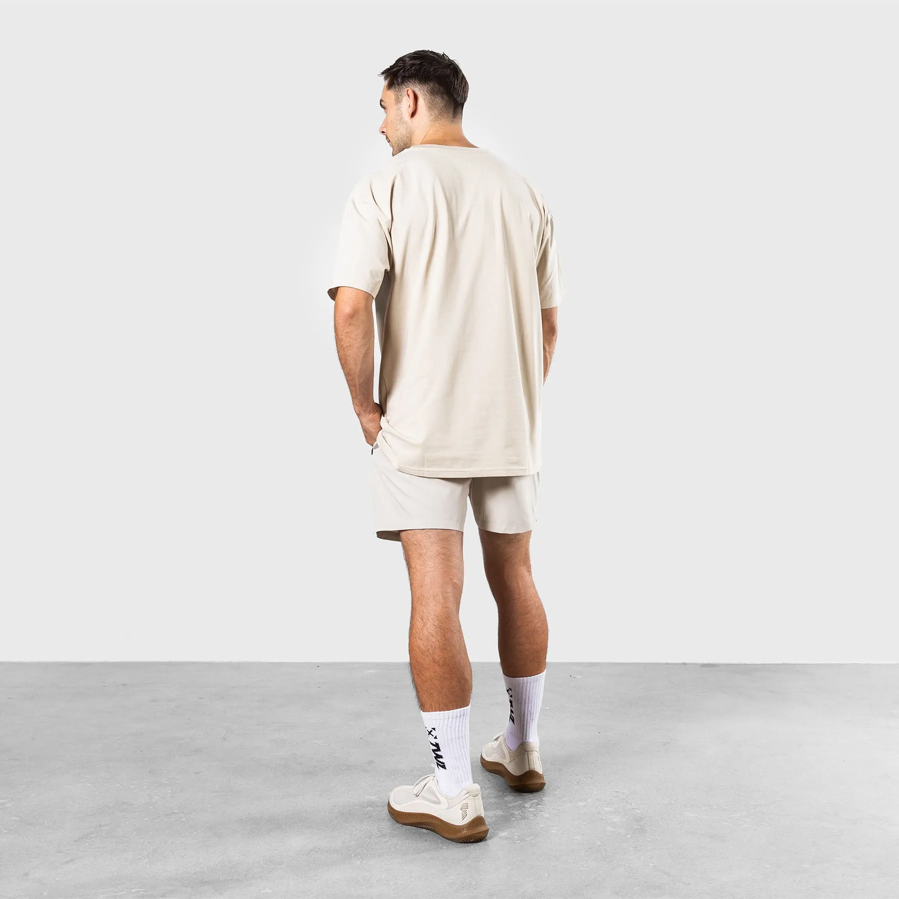 TWL - MEN'S EVERYDAY T-SHIRT - LINEN/WHITE