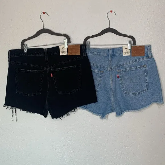 Two NWT Levi’s 501 high rise shorts