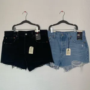 Two NWT Levi’s 501 high rise shorts