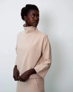 Ula Organic Cotton Top In Sand