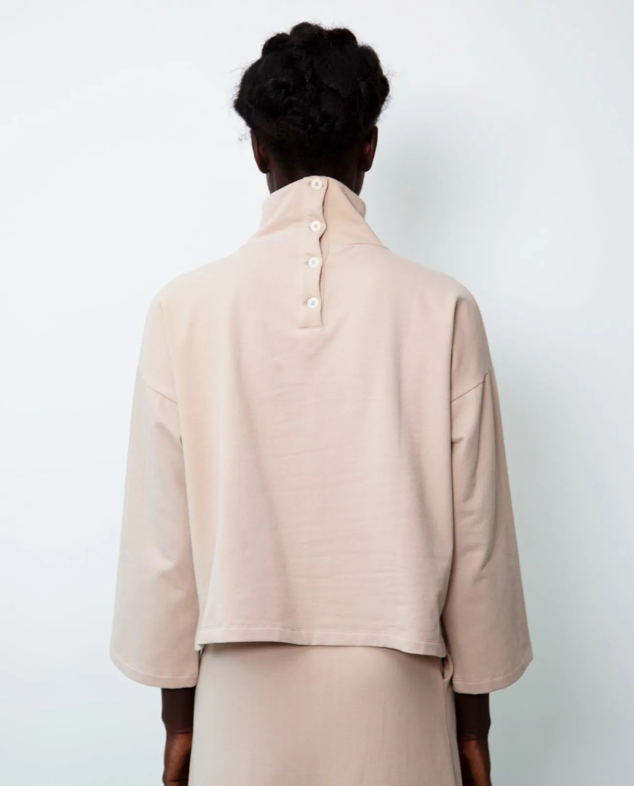 Ula Organic Cotton Top In Sand