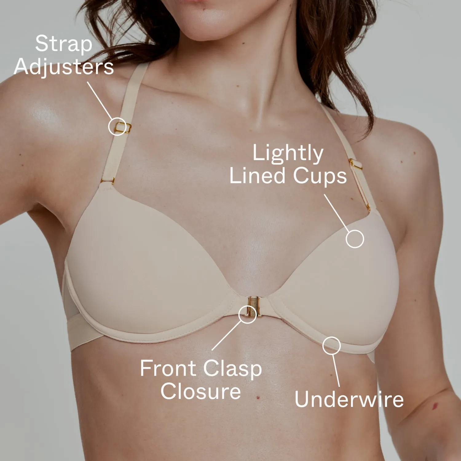 Ultimate Racerback T-Shirt Bra Navy