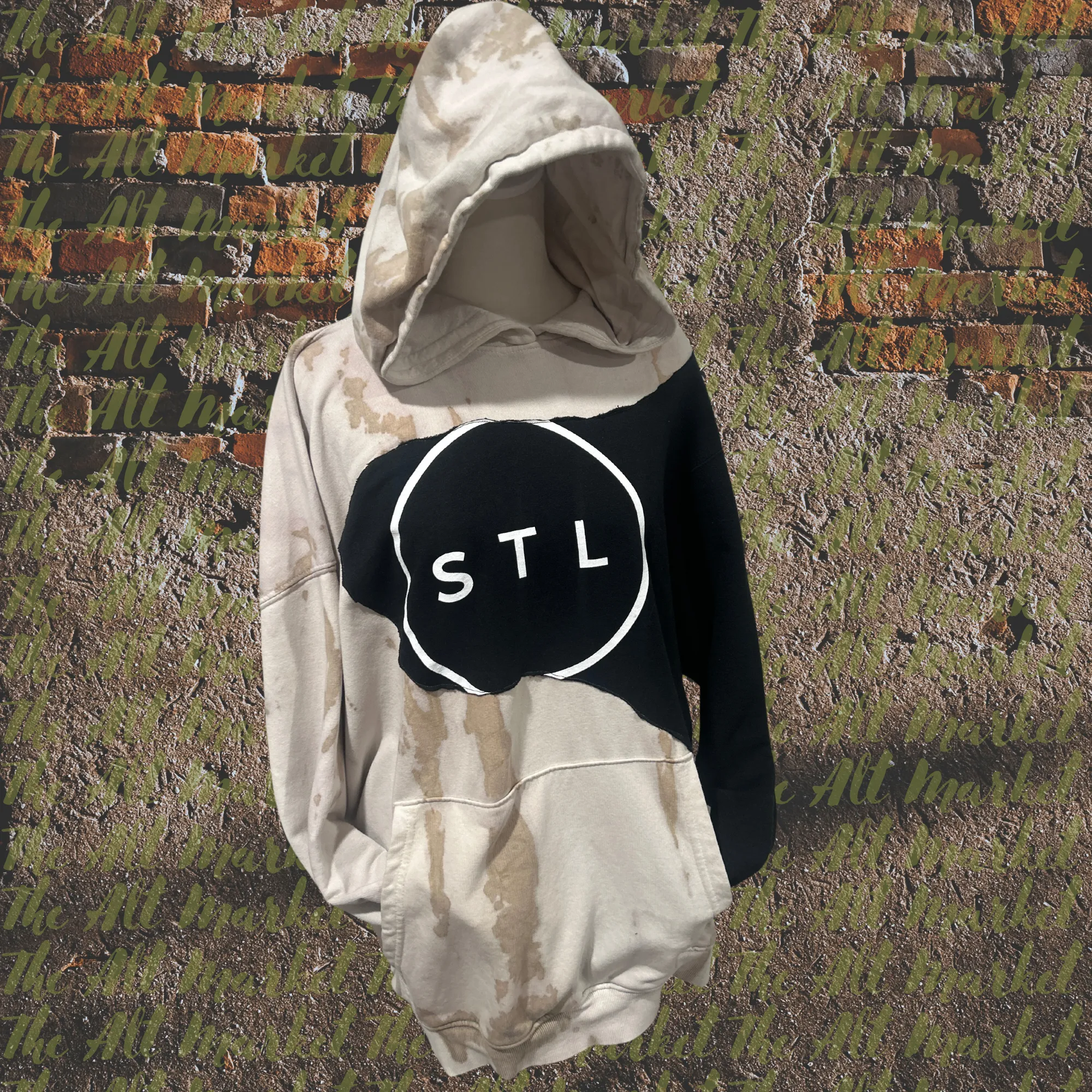 Upcycled Medium STL Hooded Sweatshirt