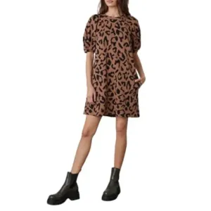 Velvet by Graham &amp; Spencer | Renee Bengal 100% Cotton Fleece Mini Dress - Size S