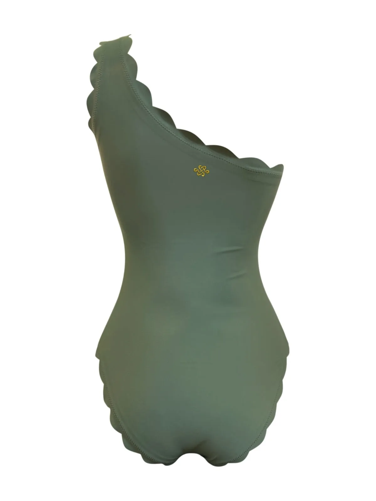 Venus Olive Over One Shoulder Onepiece
