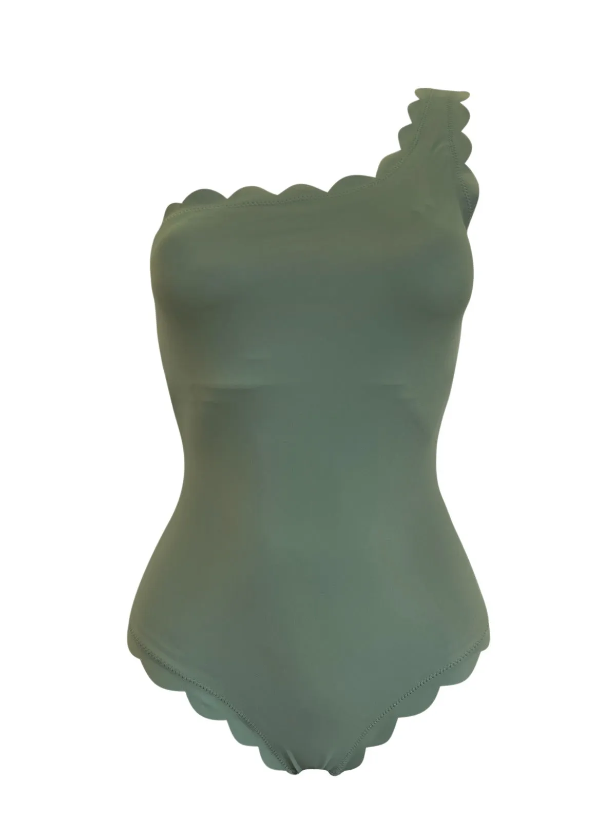 Venus Olive Over One Shoulder Onepiece