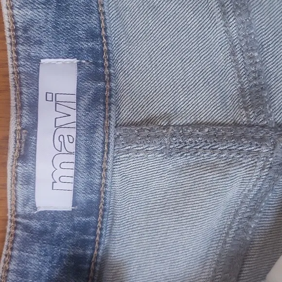 Vintage Style Soft Denim Jean Shorts- Mavi Blue SZ.27 NWT