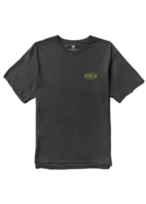 VISSLA SERVICE ORGANIC BLEND SS TEE - PHANTOM