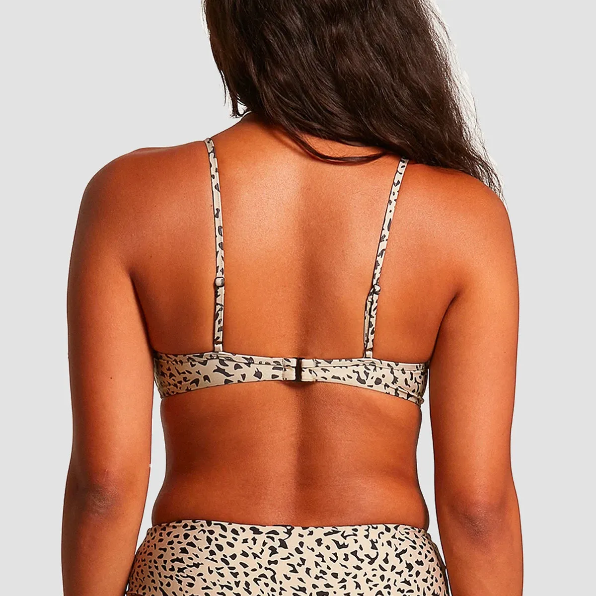 Volcom Ur An Animal Underwire Bikini Top Multi - Womens