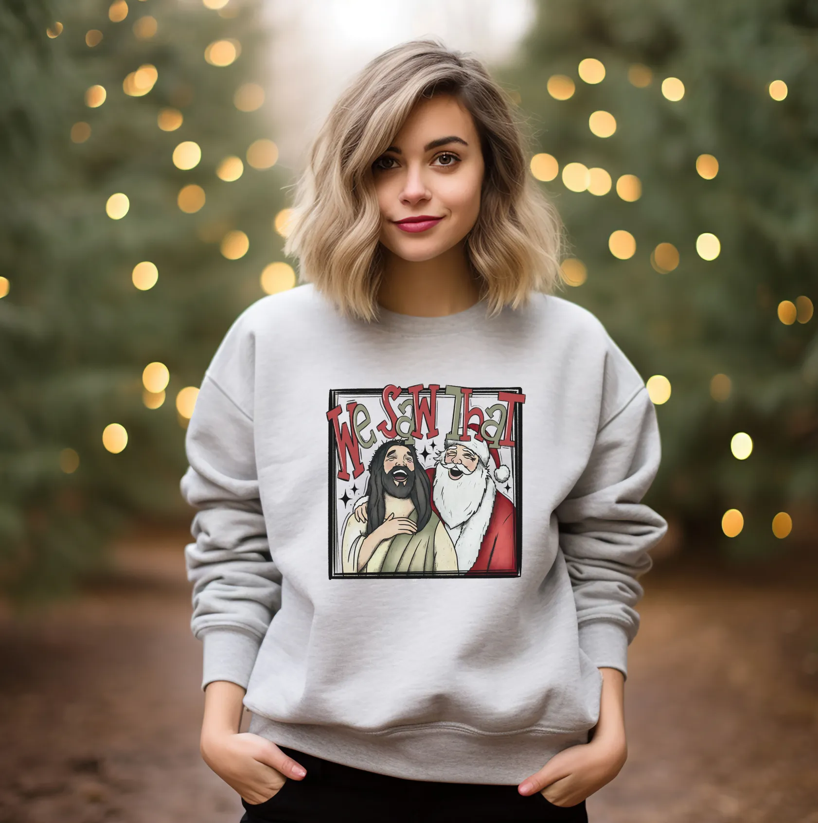 We Saw That Unisex Crewneck Sweatshirt