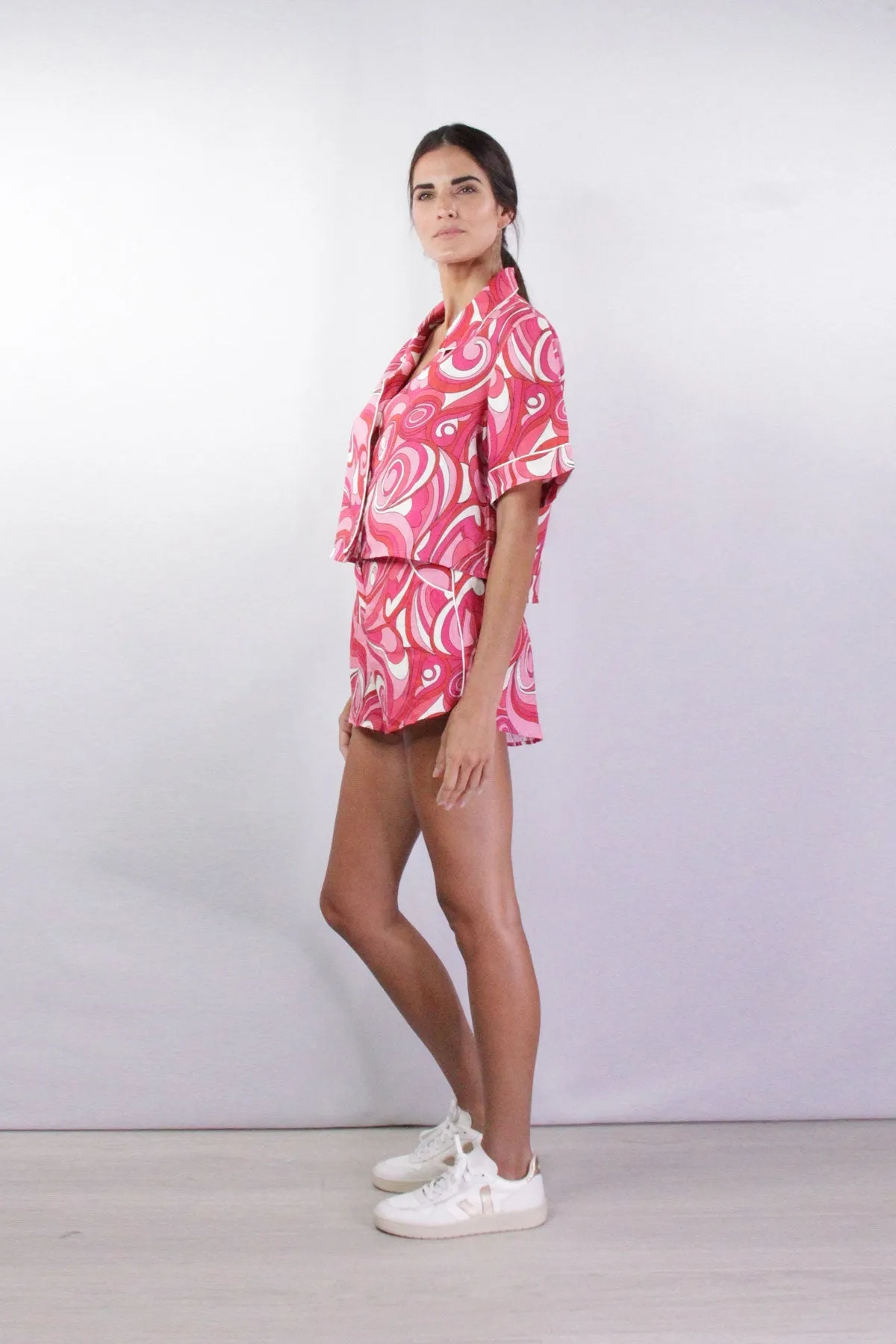 Whimsy Retro Short in Wavy