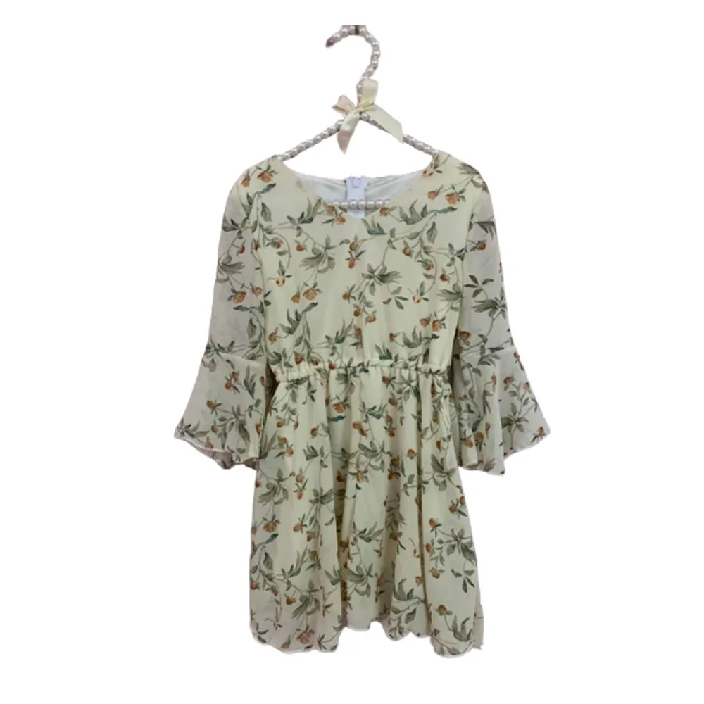 White Flower Dress for Girls