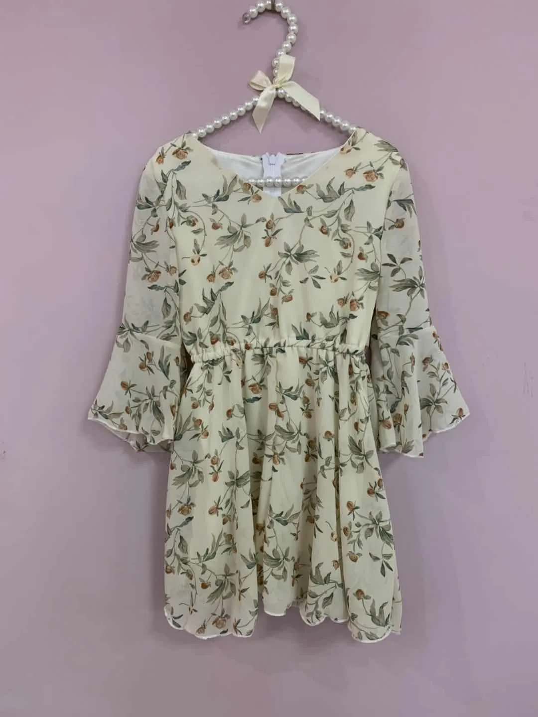 White Flower Dress for Girls