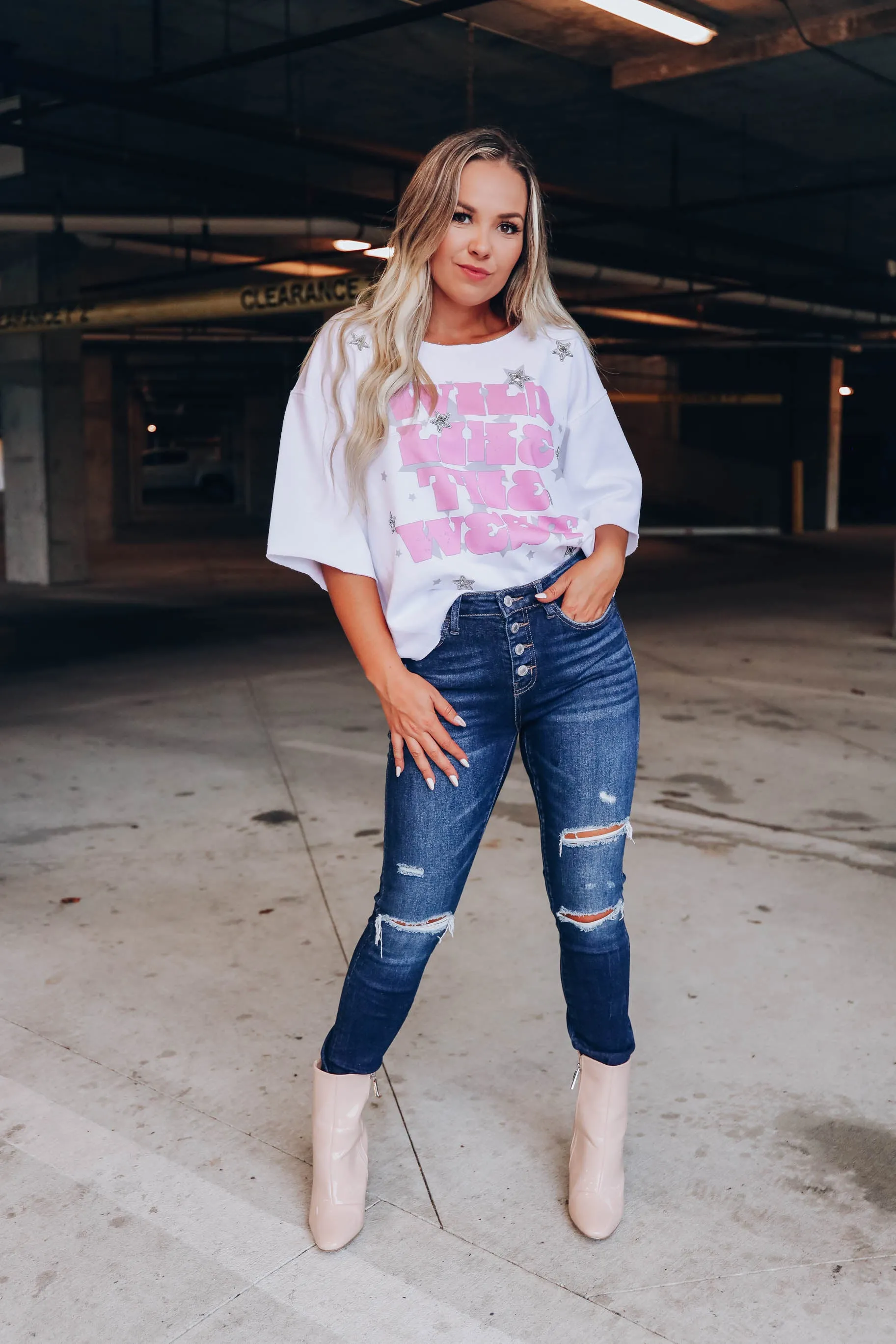 Wild Like The West Cut Off Sweatshirt
