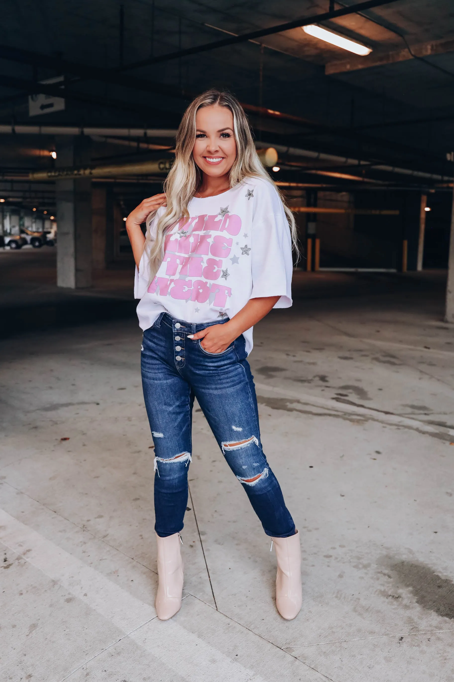 Wild Like The West Cut Off Sweatshirt