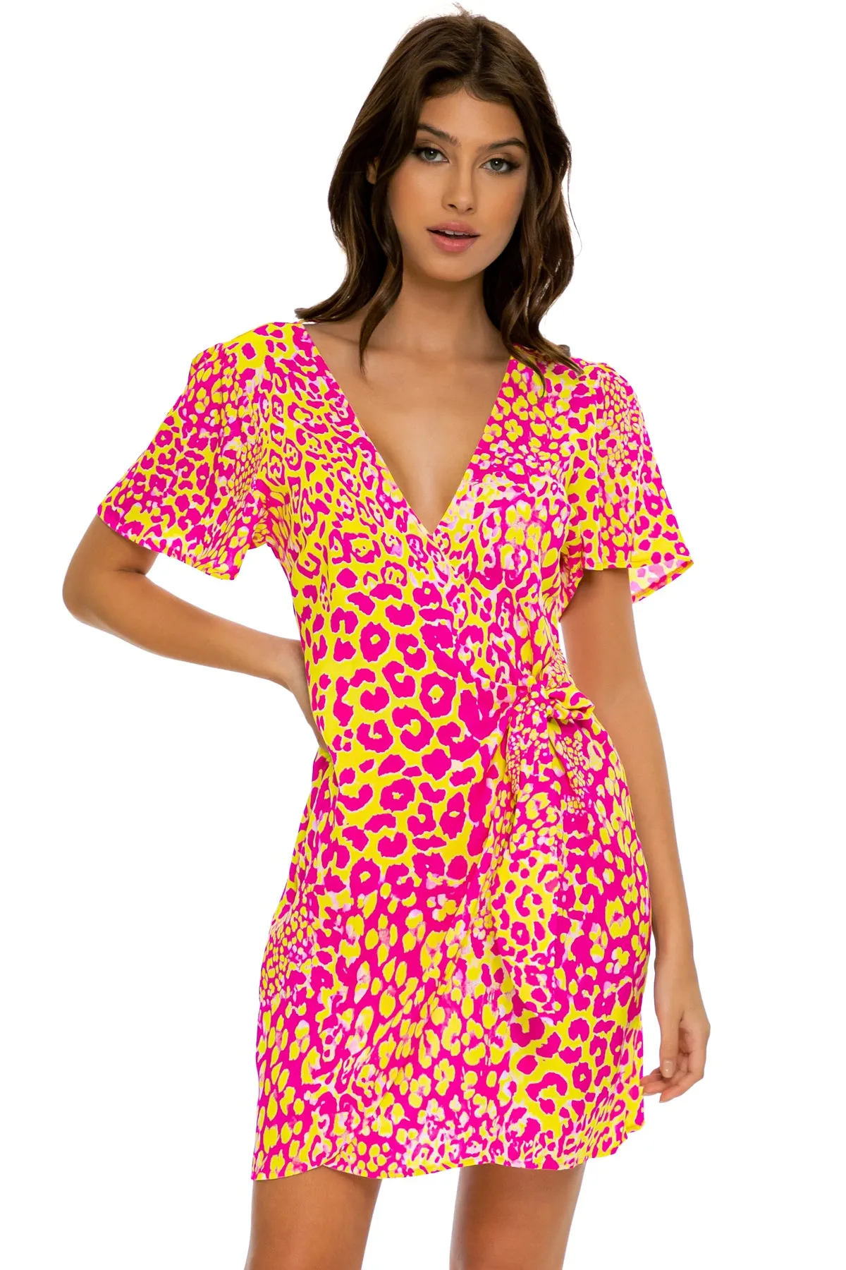 WILD SWEETHEART - Wrap Mini Dress