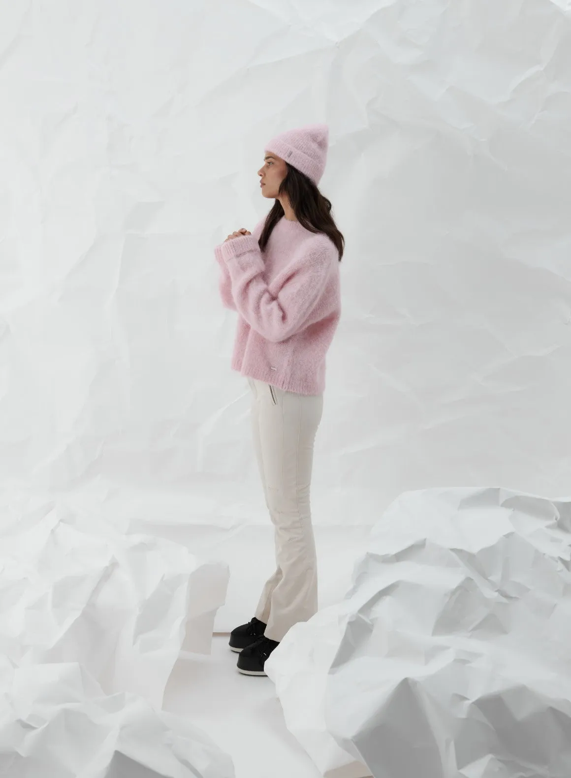 Winter Bloom Alpaca Knit Sweater