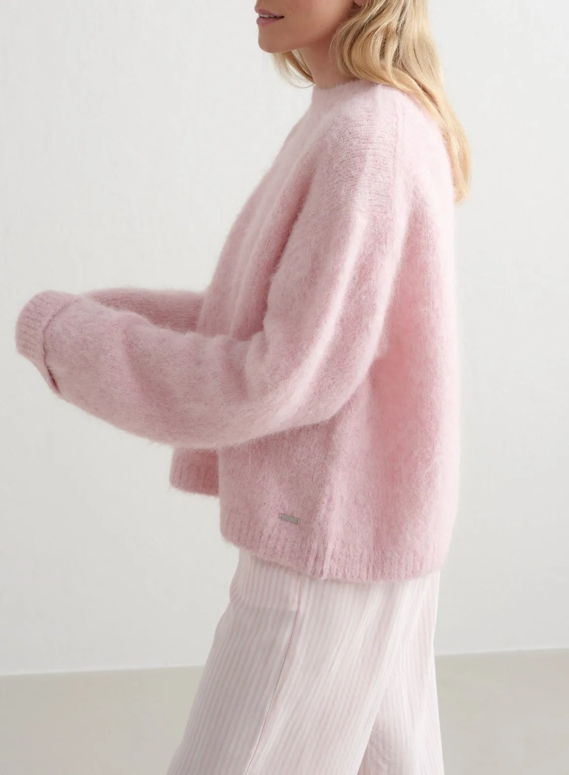 Winter Bloom Alpaca Knit Sweater