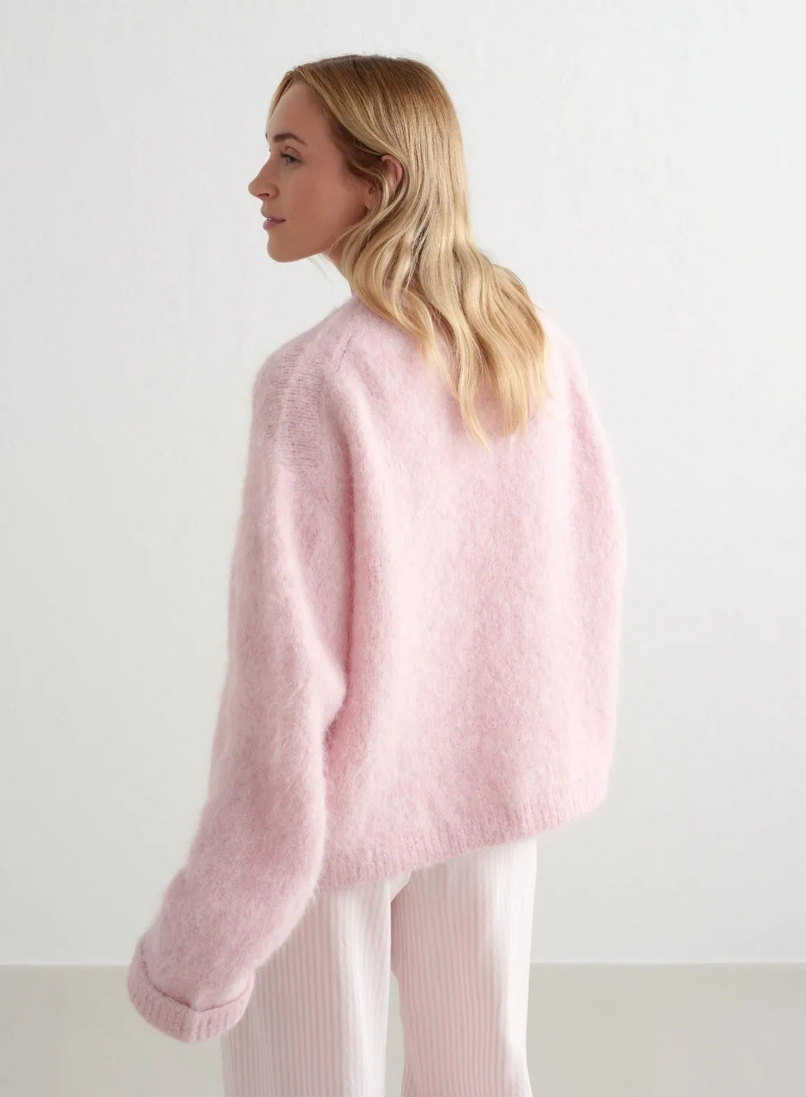 Winter Bloom Alpaca Knit Sweater