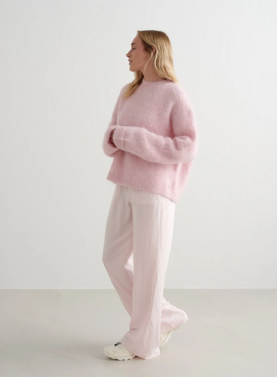 Winter Bloom Alpaca Knit Sweater