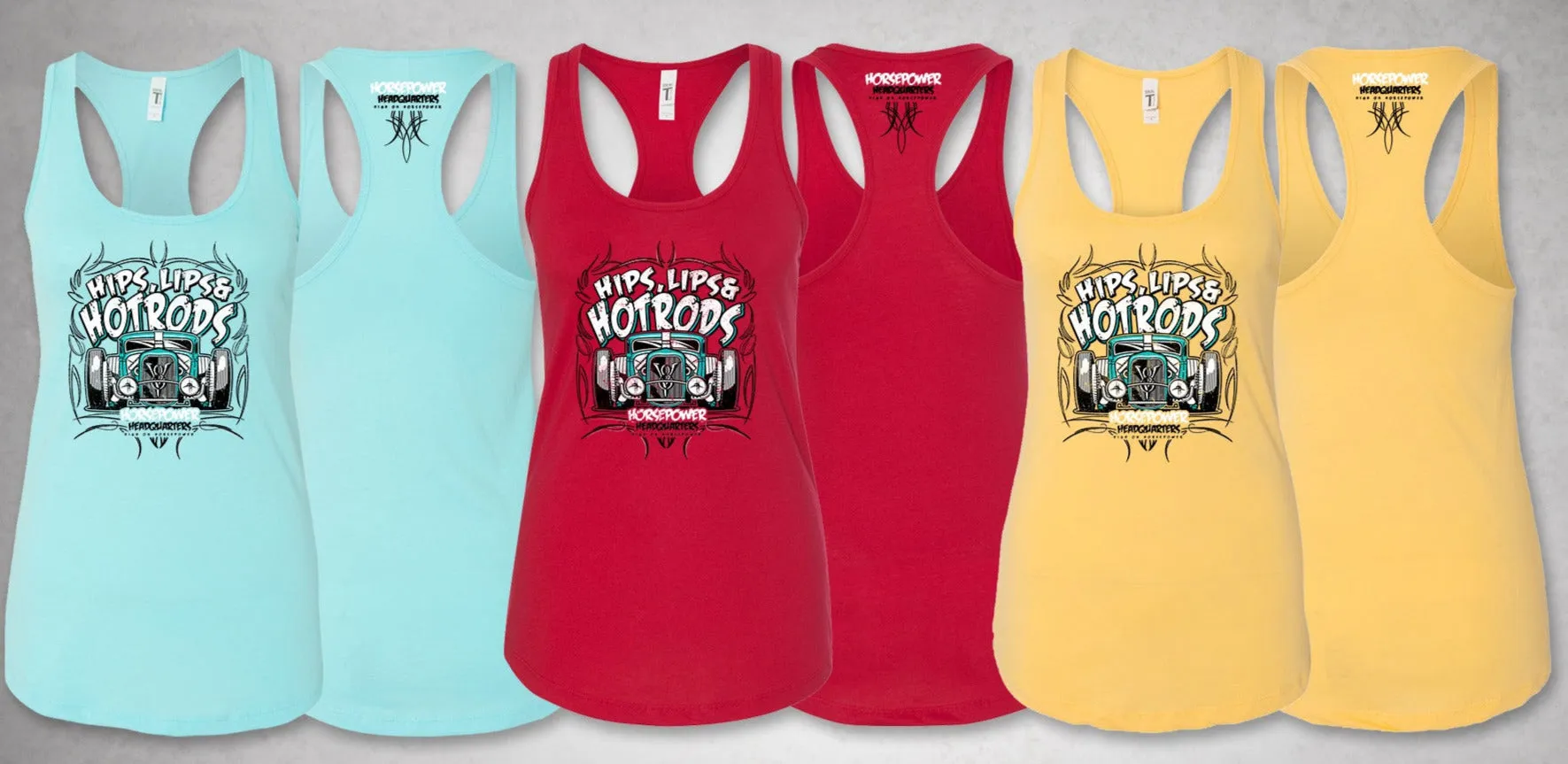 Womans Hips and Lips Teal Tank