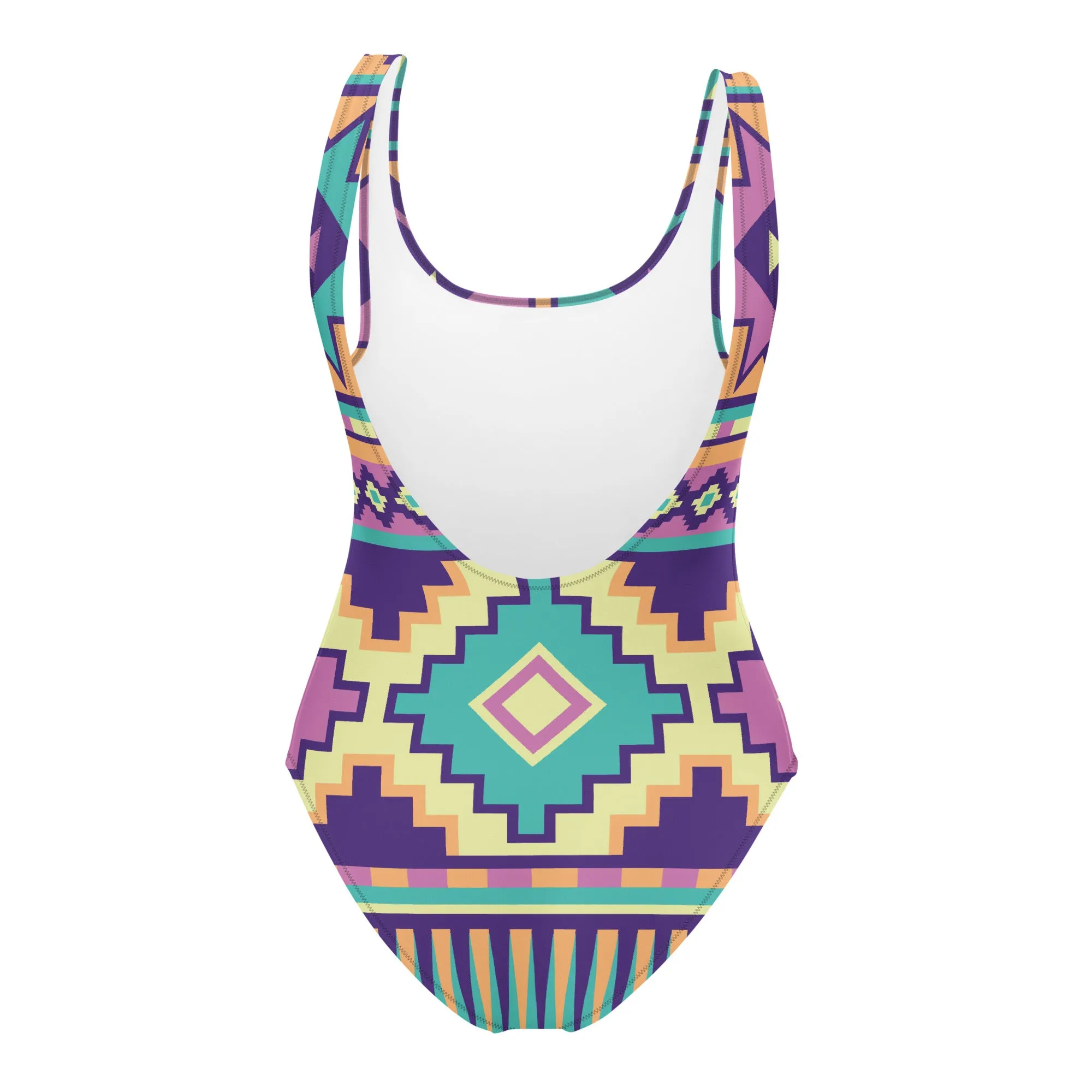 Women's Aztec Print One-Piece Swimsuit