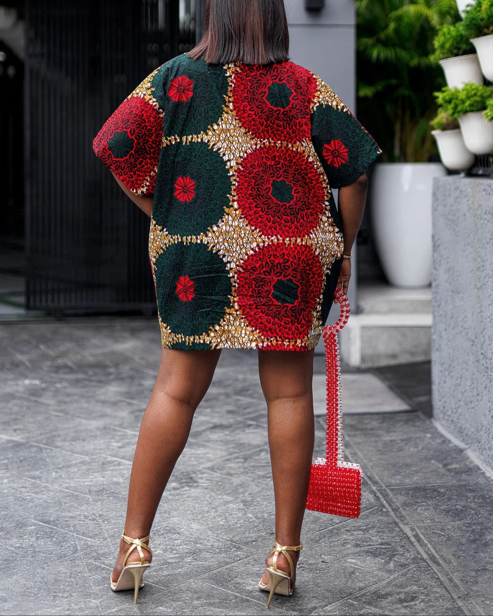 Women's Casual Print Shift Dress