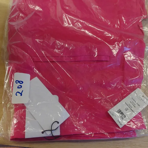 Women's Equipment Sylvette Linen Shorts Pink Size 10 NWT