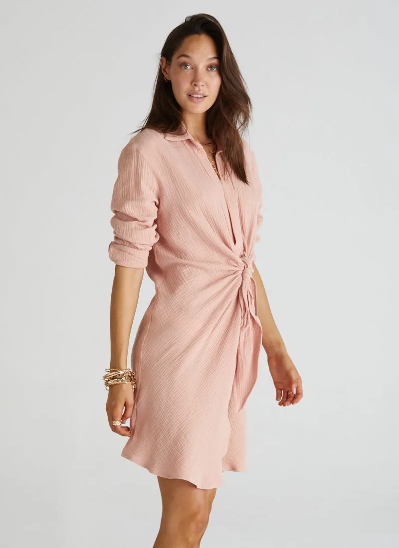 Wrap Front Shirt Dress (SAMPLE)