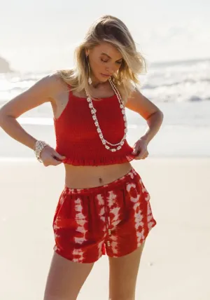 WS Dreamtime Shorts Tie Dye - Hibiscus