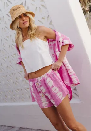WS Dreamtime Shorts Tie Dye - Orchid