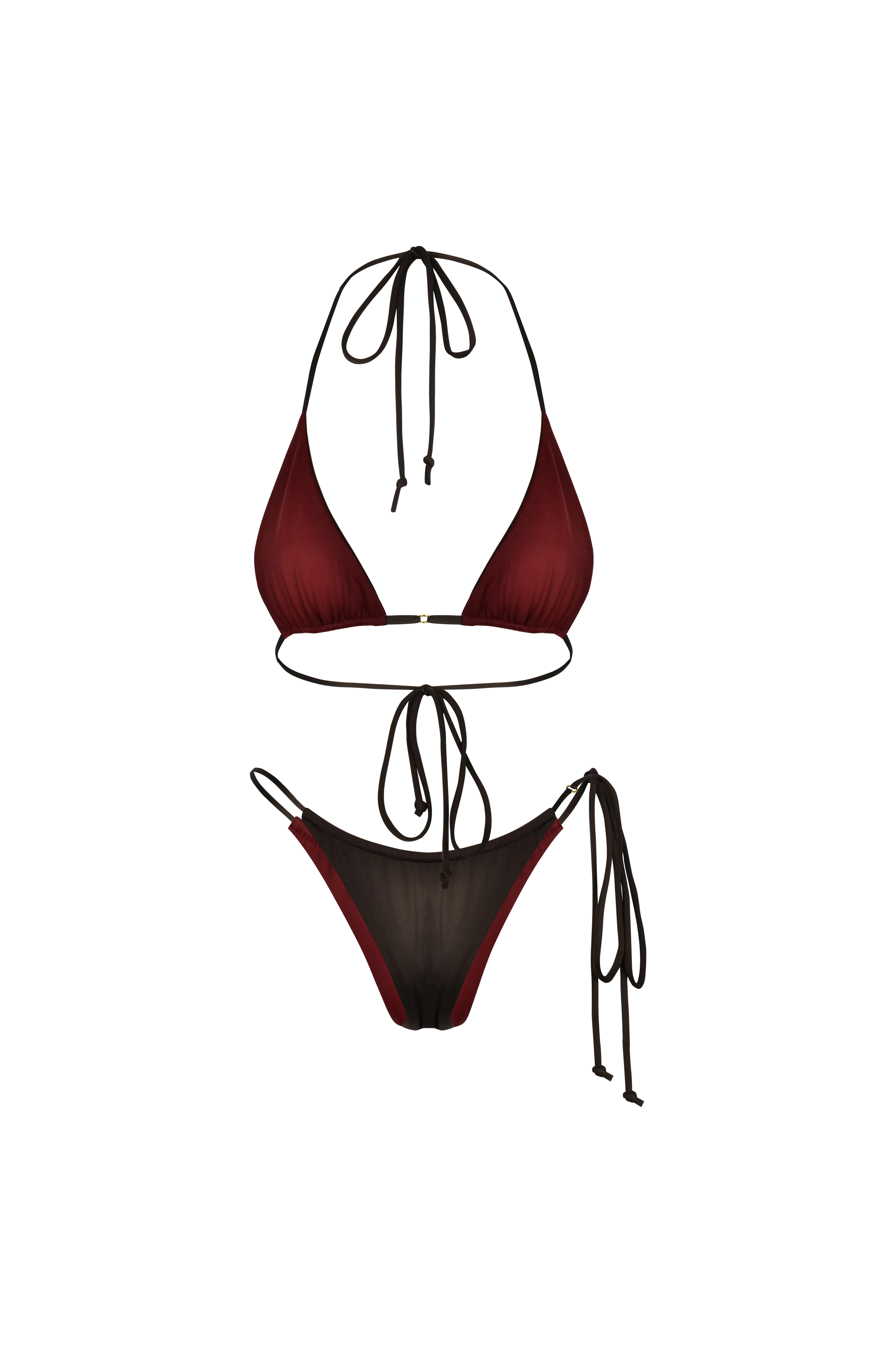 Xena Triangle Top Riversable Choco Rouge