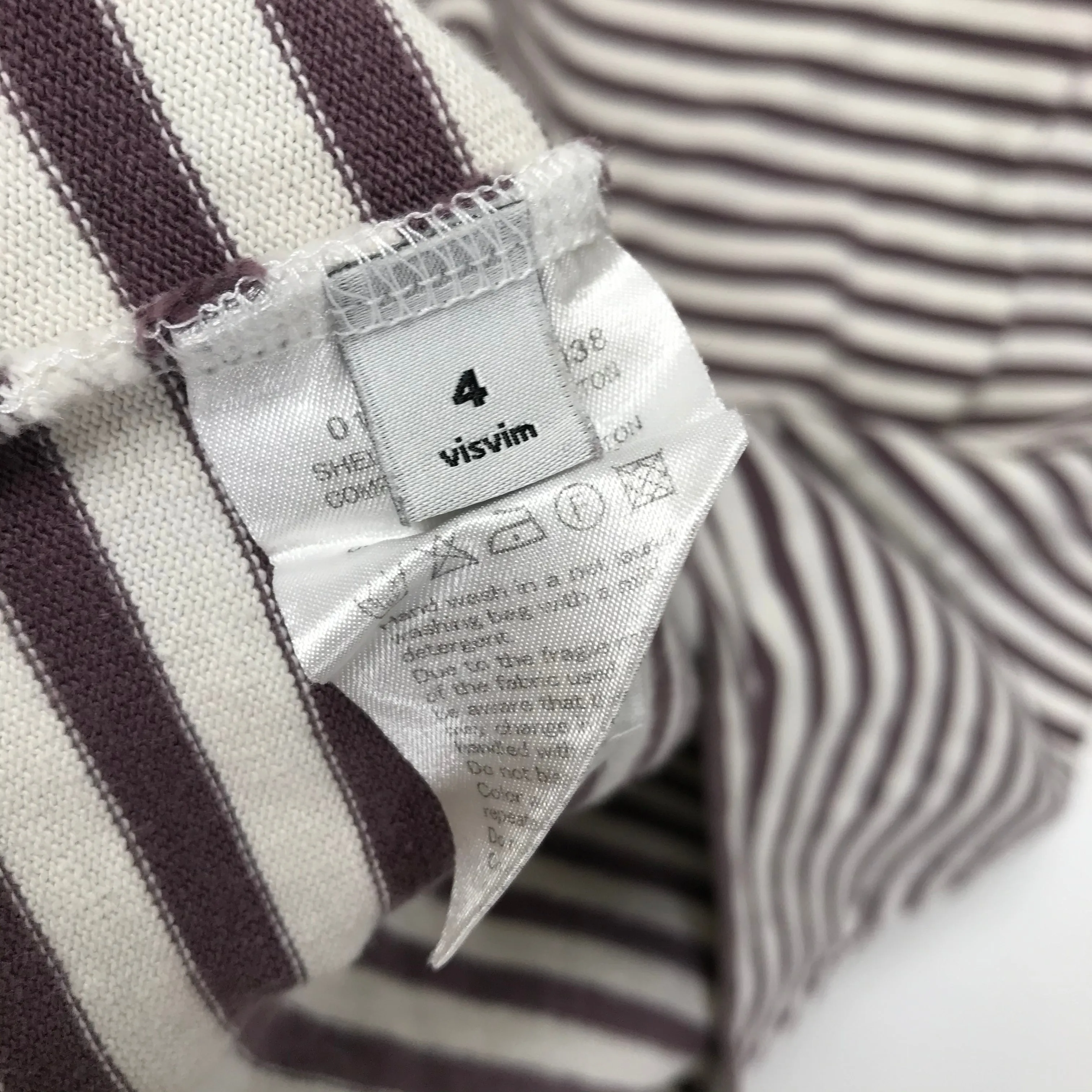 [XL] Visvim 14SS Border Crew L/S Tee