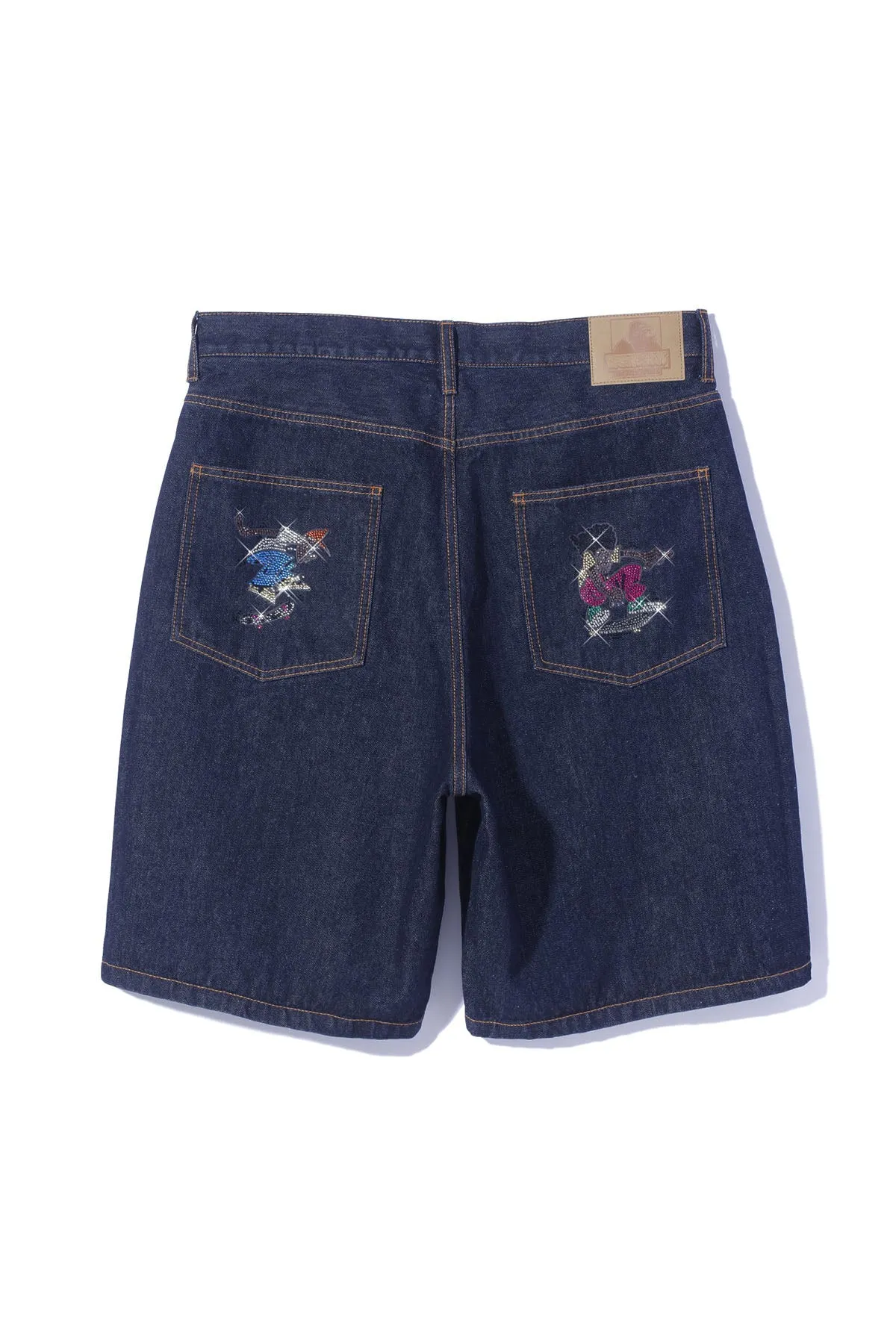 XLARGE x CSC DENIM SHORTS - INDIGO