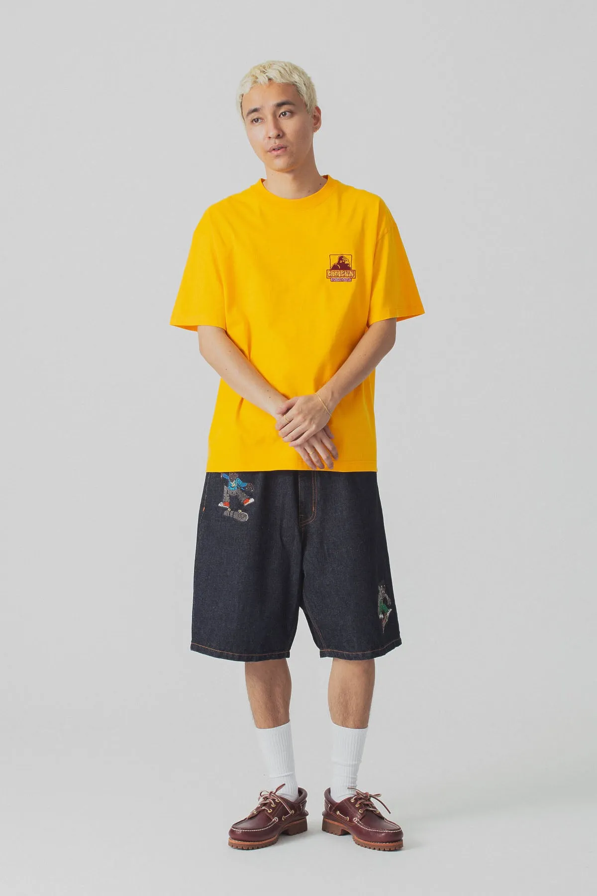 XLARGE x CSC DENIM SHORTS - INDIGO