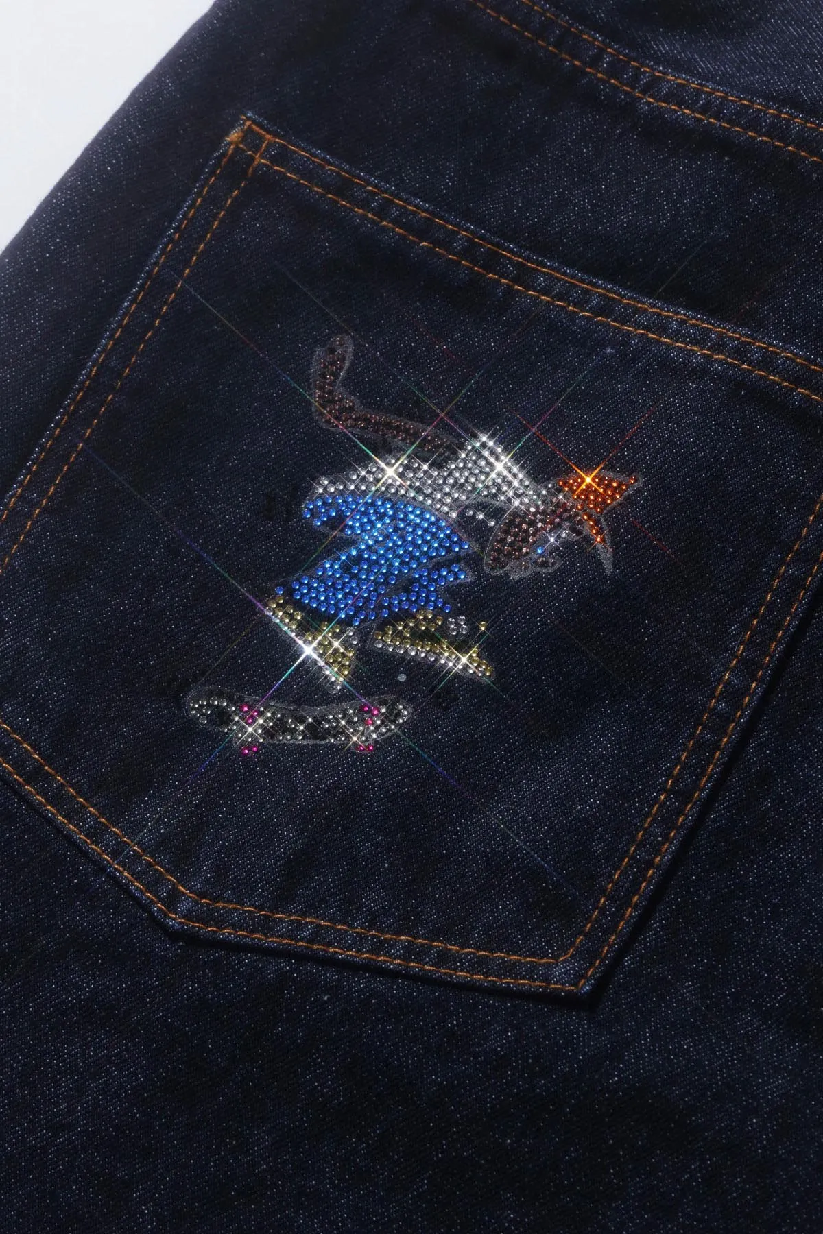 XLARGE x CSC DENIM SHORTS - INDIGO