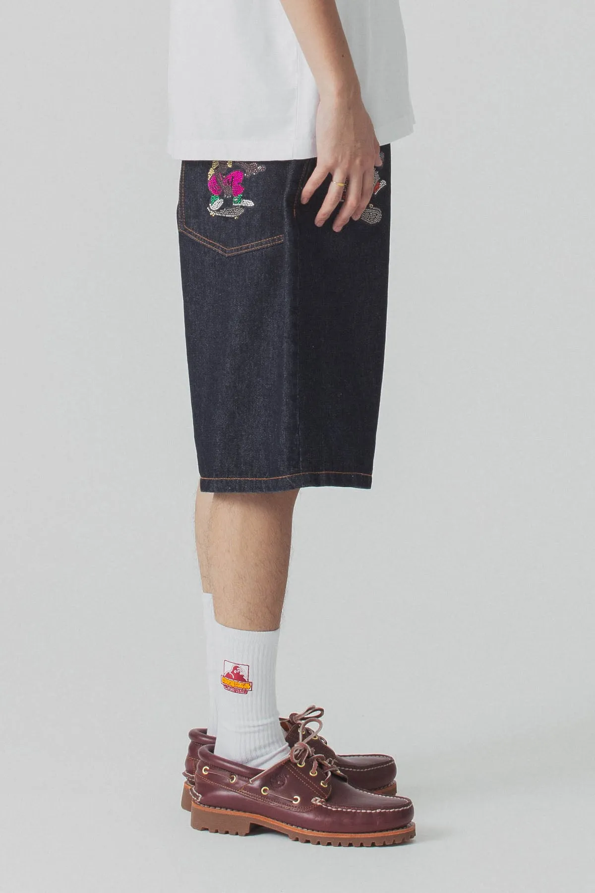 XLARGE x CSC DENIM SHORTS - INDIGO