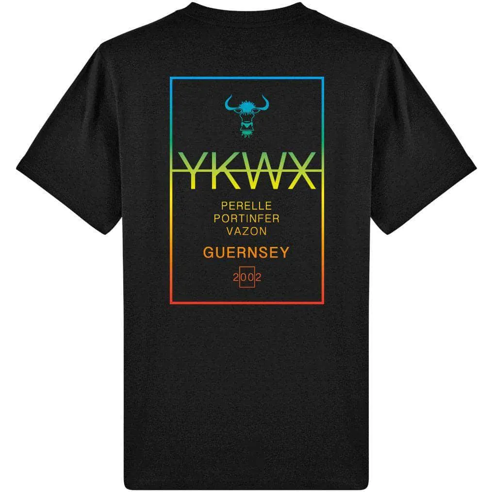Yakwax Line Up T-Shirt - Black/Spectrum