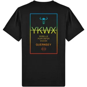 Yakwax Line Up T-Shirt - Black/Spectrum